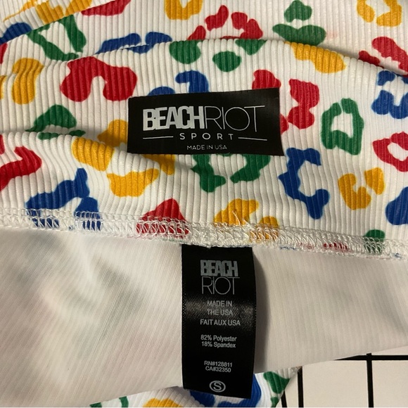 primary colour leopard print leggings size s - Picture 5 of 5